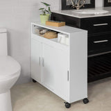 NNEDSZ Bathroom Toilet Paper Holder Cabinet