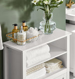 NNEDSZ Bathroom Cabinet Shelf Storage Unit