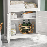 NNEDSZ Bathroom Cabinet Shelf Storage Unit