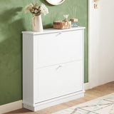 NNEDSZ 2 Drawer Shoe Cabinet Storage Unit