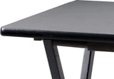 NNEDSZ Black Wood Folding TV Tray & Snack Table
