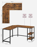 NNEDSZ L-Shaped Computer Desk Corner