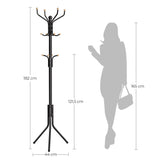 NNEDSZ 8 Hook Coat Rack Freestanding Tree