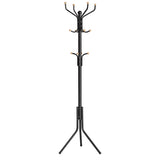 NNEDSZ Black Metal Coat Rack, Hall Tree, 182cm Tall