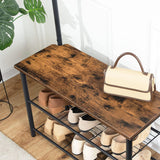 NNEDSZ Multifunctional Entryway Coat Rack Shoe Bench for Living Room and Bedroom