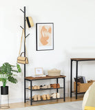 NNEDSZ Multifunctional Entryway Coat Rack Shoe Bench for Living Room and Bedroom