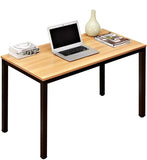 NNEDSZ Sturdy and Heavy Duty Foldable Office Computer Desk (Teak, 120cm)