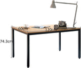 NNEDSZ Sturdy and Heavy Duty Foldable Office Computer Desk (Teak, 120cm)