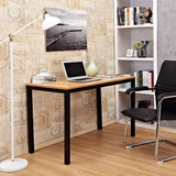 NNEDSZ Sturdy and Heavy Duty Foldable Office Computer Desk (Teak, 120cm)