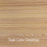NNEDSZ Sturdy and Heavy Duty Foldable Office Computer Desk (Teak, 120cm)
