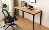 NNEDSZ Sturdy and Heavy Duty Foldable Office Computer Desk (Teak, 120cm)