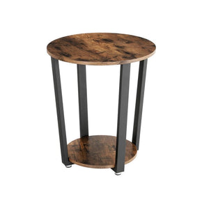 NNEDSZ Round Side Table Shelf