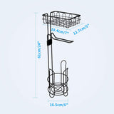 NNEDSZ Toilet Paper Holder Stand and Storage Dispenser with Shelf for Bathroom