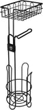 NNEDSZ Toilet Paper Holder Stand and Storage Dispenser with Shelf for Bathroom