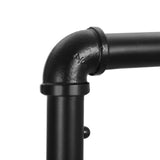 NNEDSZ Industrial Pipe Rolling Garment Rack Shoe Shelf