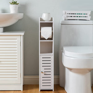 NNEDSZ Toilet Paper Roll Holder for Bathroom with roller (White, 76cm)