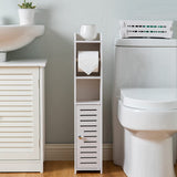 NNEDSZ Toilet Paper Roll Holder for Bathroom with roller (White, 76cm)