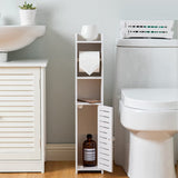 NNEDSZ Toilet Paper Roll Holder for Bathroom with roller (White, 76cm)