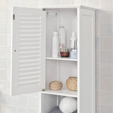 NNEDSZ Freestanding Tall Bathroom Cabinet 170x32x30 cm