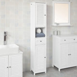 NNEDSZ Freestanding Tall Bathroom Cabinet 170x32x30 cm
