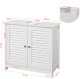 NNEDSZ Bathroom Cabinet White 58 x 60 x 34 cm