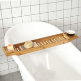 NNEDSZ Bamboo Bath Caddy, Tray,Organiser Natural