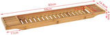 NNEDSZ Bamboo Bath Caddy, Tray,Organiser Natural