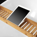 NNEDSZ Bamboo Bath Caddy, Tray,Organiser Natural