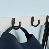 NNEDSZ Wall Rack with 2 Drawers and 5 Hooks