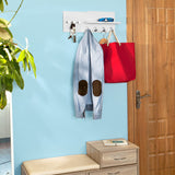 NNEDSZ Wall Mounted Hook Rack with shelf