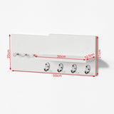 NNEDSZ Wall Mounted Hook Rack with shelf