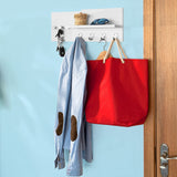 NNEDSZ Wall Mounted Hook Rack with shelf