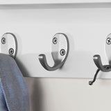 NNEDSZ Wall Mounted Hook Rack with shelf
