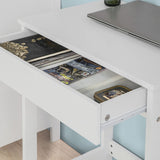 NNEDSZ White Computer and Study Desk