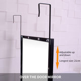 NNEDSZ Set of 2 Full-Length Mirror Long Standing for Bedroom and Bathroom (80 x 34m, Black)