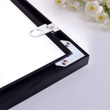 NNEDSZ Set of 2 Full-Length Mirror Long Standing for Bedroom and Bathroom (80 x 34m, Black)