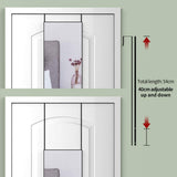 NNEDSZ Full-Length Mirror Long Standing for Bedroom and Bathroom (80 x 34 cm, Black)