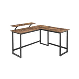 NNEDSZ L-Shaped Desk with Screen Stand