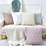 NNEDSZ 2 Pack Decorative Boho Throw Pillow Covers 45 x 45 cm (White)