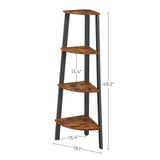 NNEDSZ 4 Tier Corner Shelf