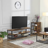 NNEDSZ Industrial TV Cabinet Sturdy Wooden Entertainment Unit