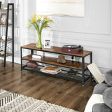 NNEDSZ Industrial TV Cabinet Sturdy Wooden Entertainment Unit