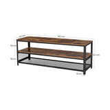 NNEDSZ Industrial TV Cabinet Sturdy Wooden Entertainment Unit
