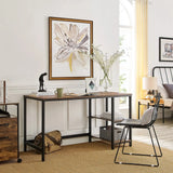 NNEDSZ Side Shelf Computer Desk