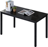 NNEDSZ Sturdy and Heavy Duty Foldable Office Computer Desk (Walnut Large, 120cm)