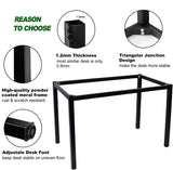 NNEDSZ Sturdy and Heavy Duty Foldable Office Computer Desk (Walnut Large, 120cm)