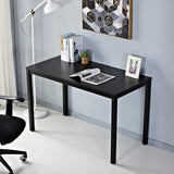 NNEDSZ Sturdy and Heavy Duty Foldable Office Computer Desk (Walnut Large, 120cm)