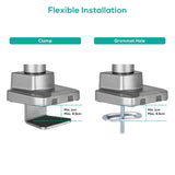 NNEDSZ activiva Heavy Duty Single Monitor Screen Gas Spring Monitor Arm