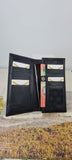 NNEDSZ Leather Phone Wallet - Black
