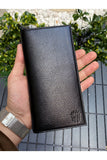 NNEDSZ Leather Phone Wallet - Black